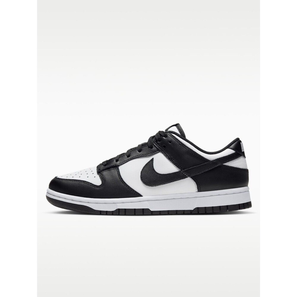Nike Dunk Low Top Black & White Sneakers - Size 6.5Y / 6.5 Youth - CW1590-100